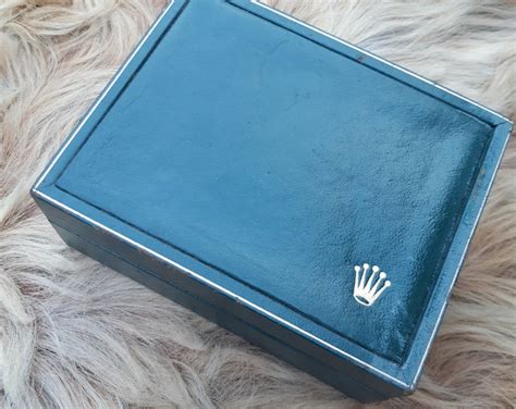 vintage green rolex box|empty rolex box.